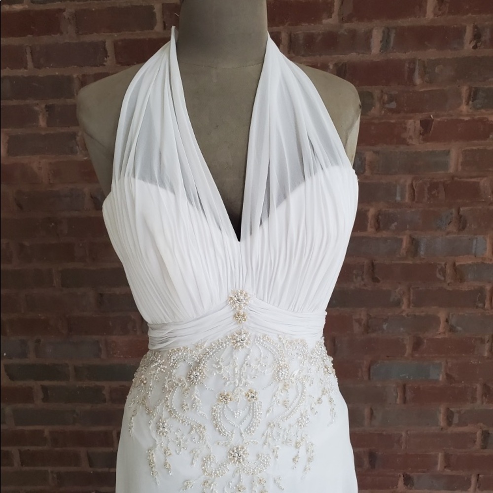 Pallas Athena Wedding Gown NWT white size 8